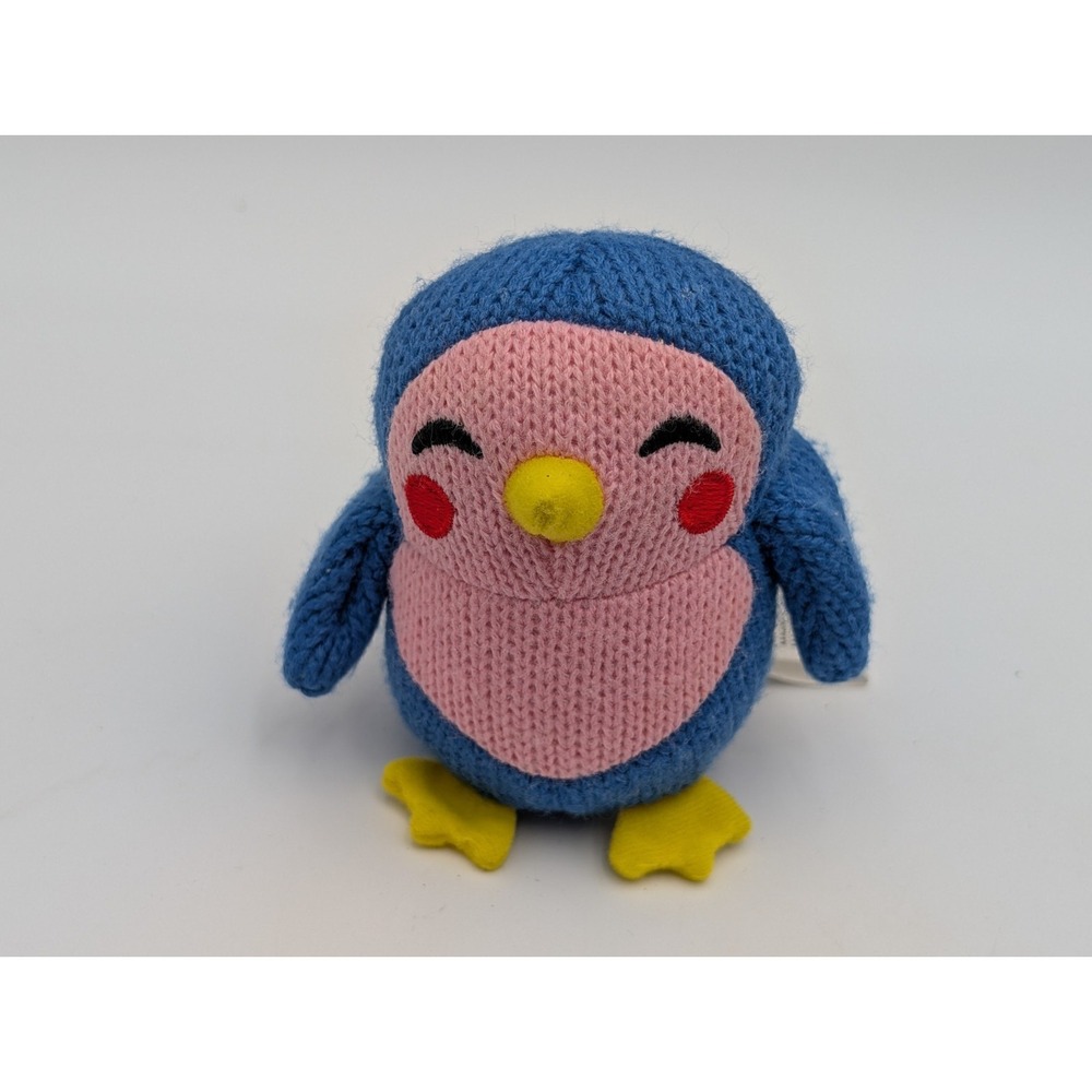 Storypod‎ Crafties Plush Sammy Blue Bord Songbird Plush Knit 3.5 Inch Stuffed
